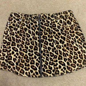 Forever 21 cheetah skirt